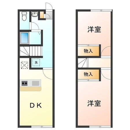 レオパレス光GARDENの物件間取画像